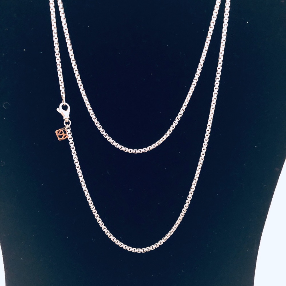 David Yurman 26” 2.7mm Chain Necklace SS 925